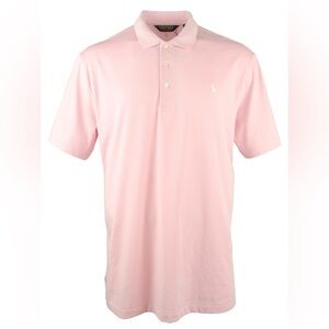 Polo Golf Ralph Lauren Mosture Wicking Performance Pink Shirt Mens Sz. XL
